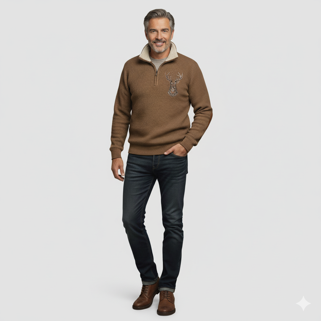 Felpa Jake con Zip – Comfort Assoluto