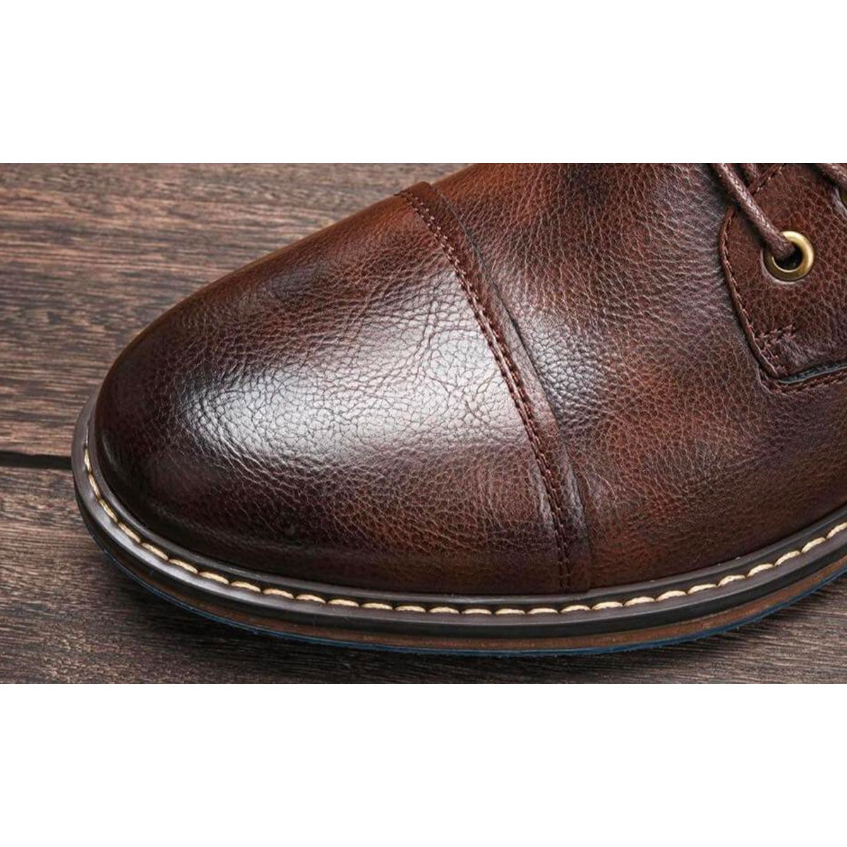 Ethan | Bottes Oxford Artisanales en Cuir