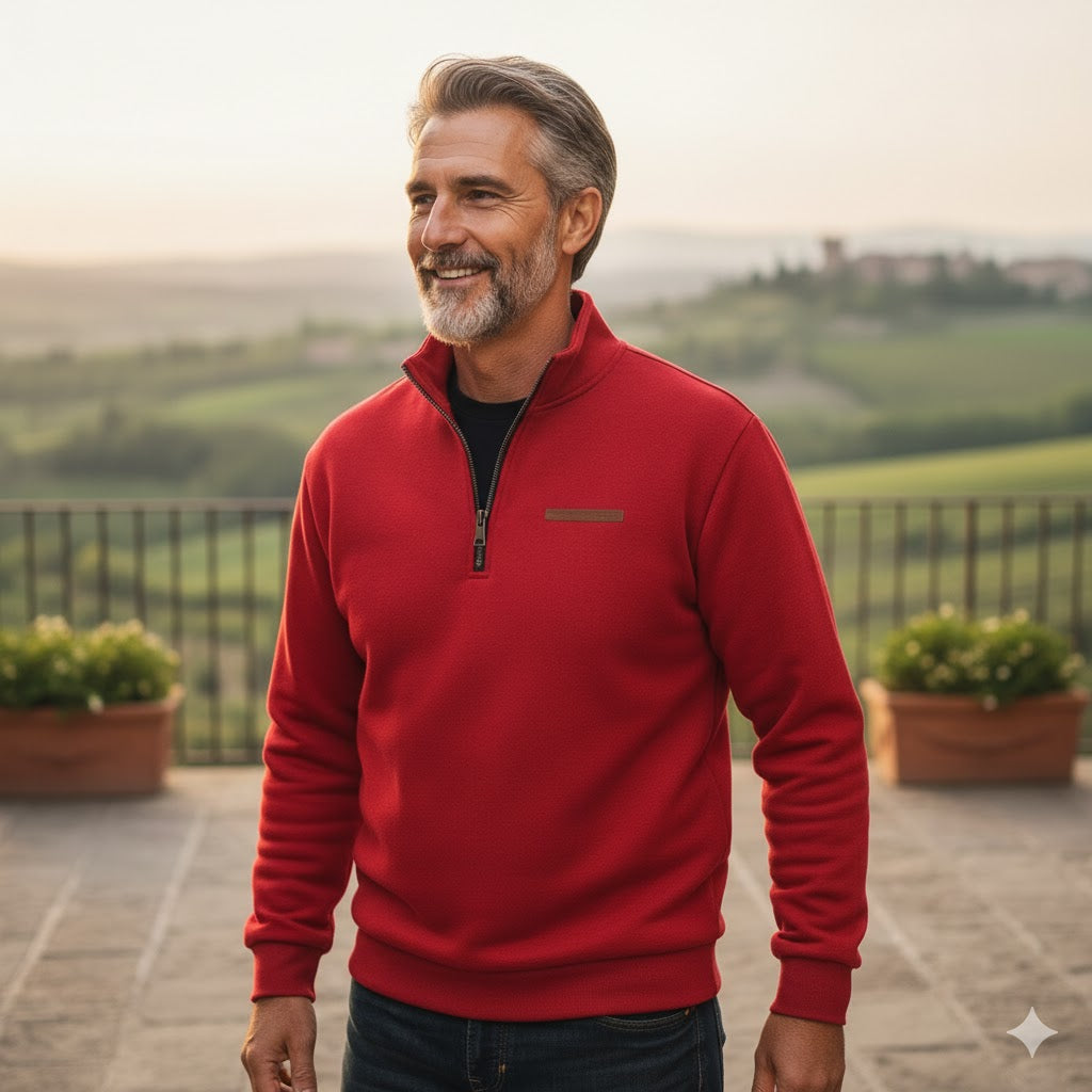 Adrien™ – Felpa in pile casual da uomo