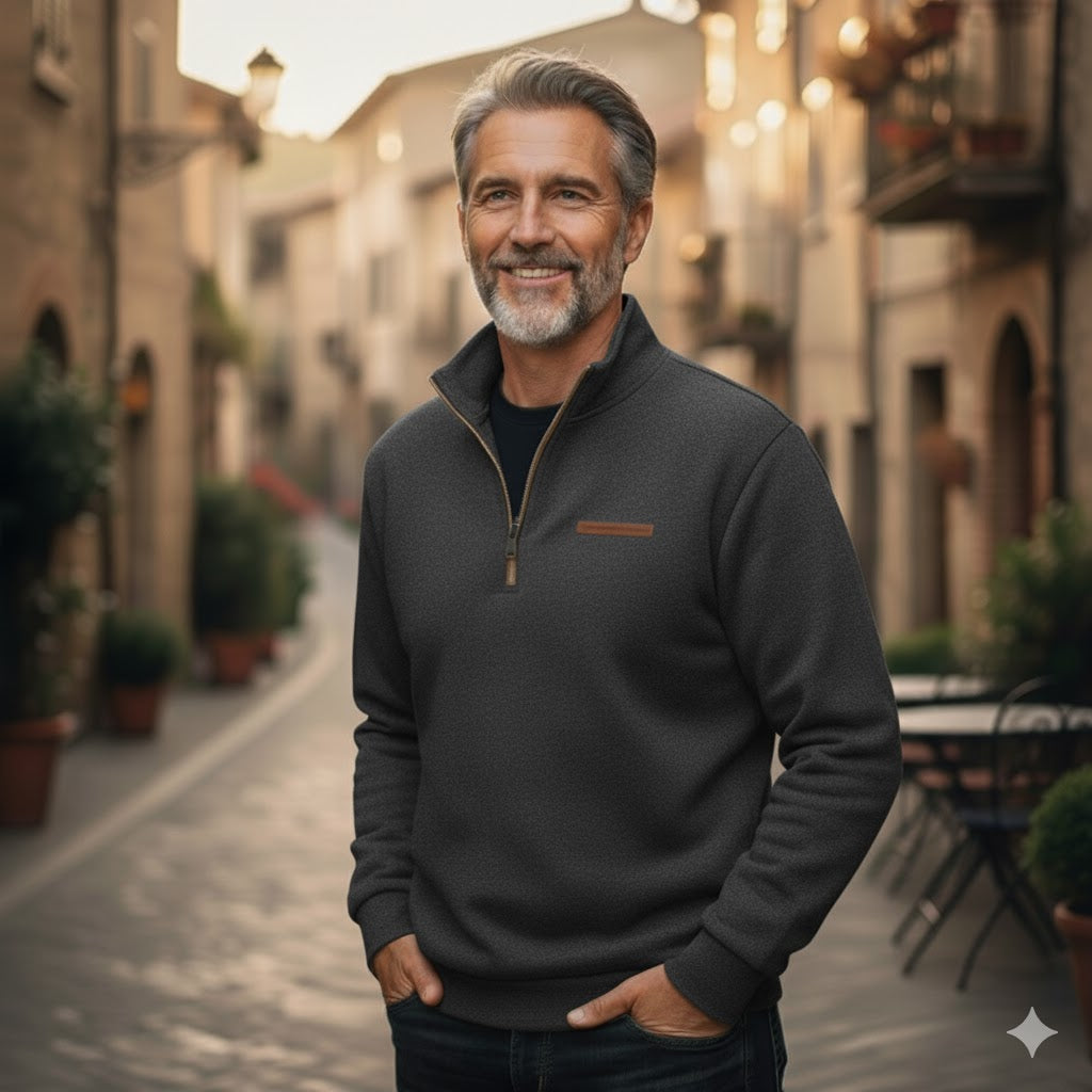 Adrien™ – Felpa in pile casual da uomo