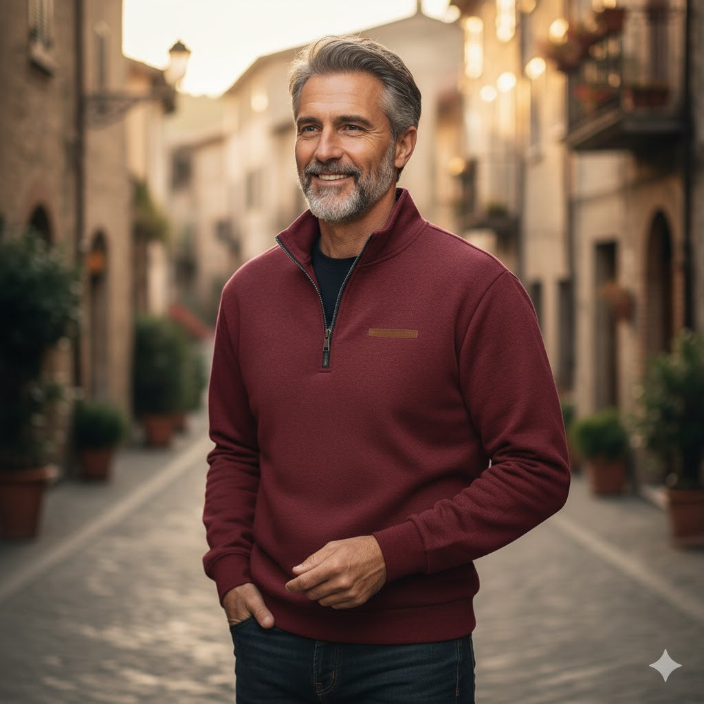 Adrien™ – Felpa in pile casual da uomo