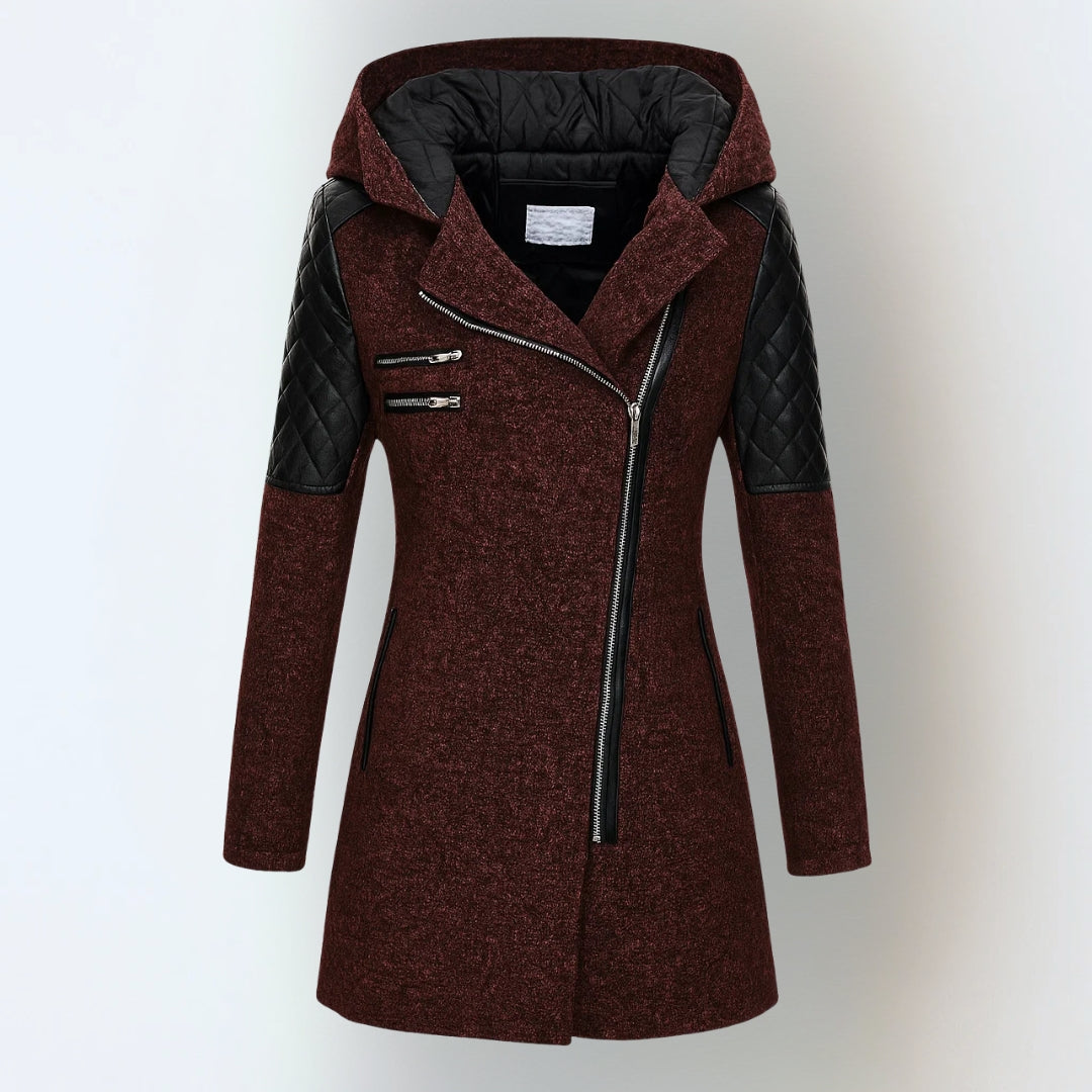 Jasneet – Giacca Invernale con Cappuccio e Zip