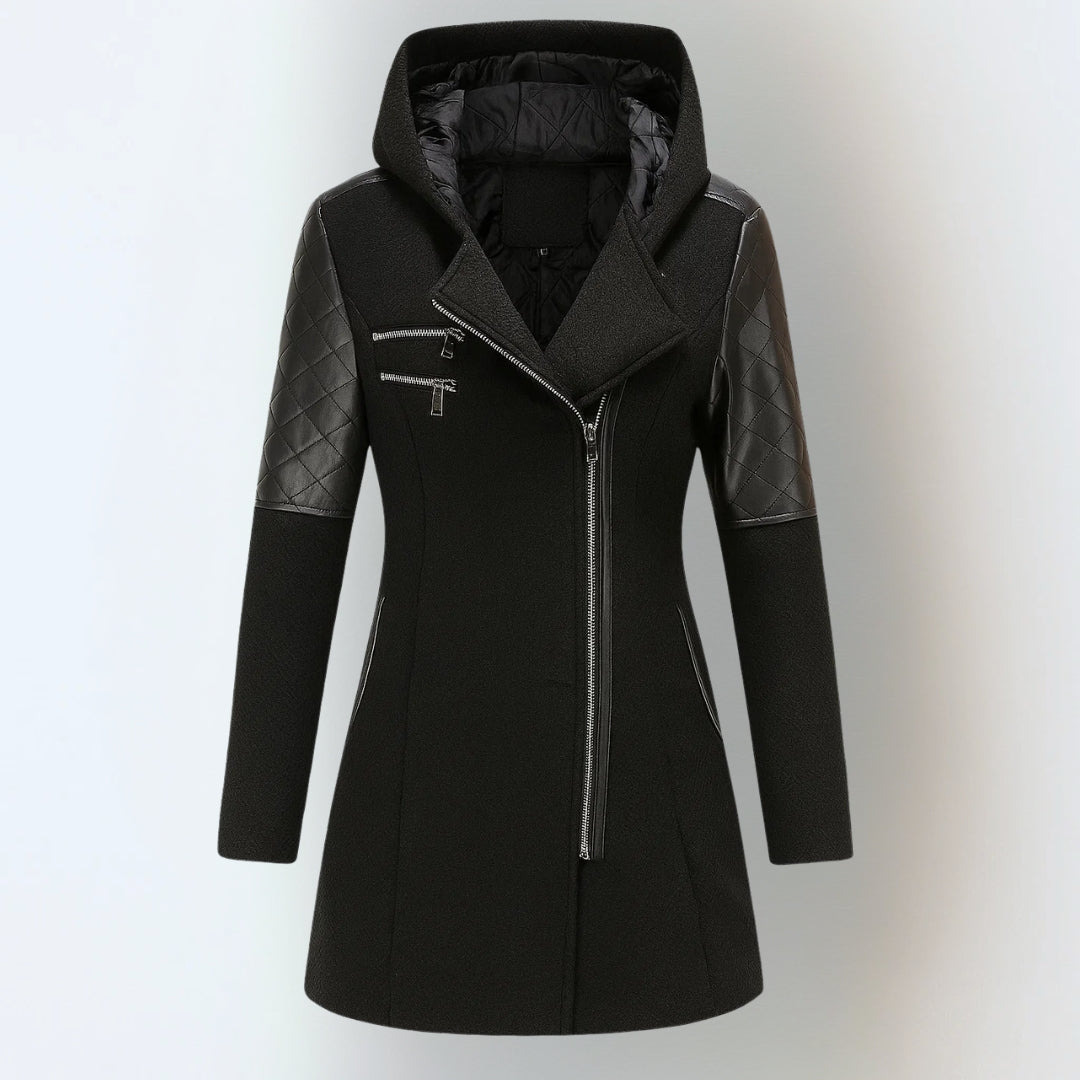Jasneet – Giacca Invernale con Cappuccio e Zip