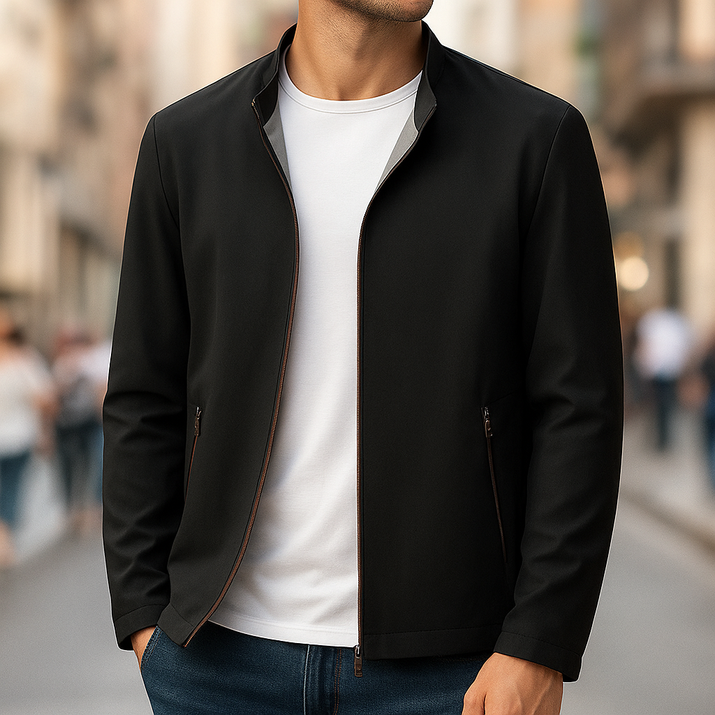 Ferrano | Giacca con Zip Elegante