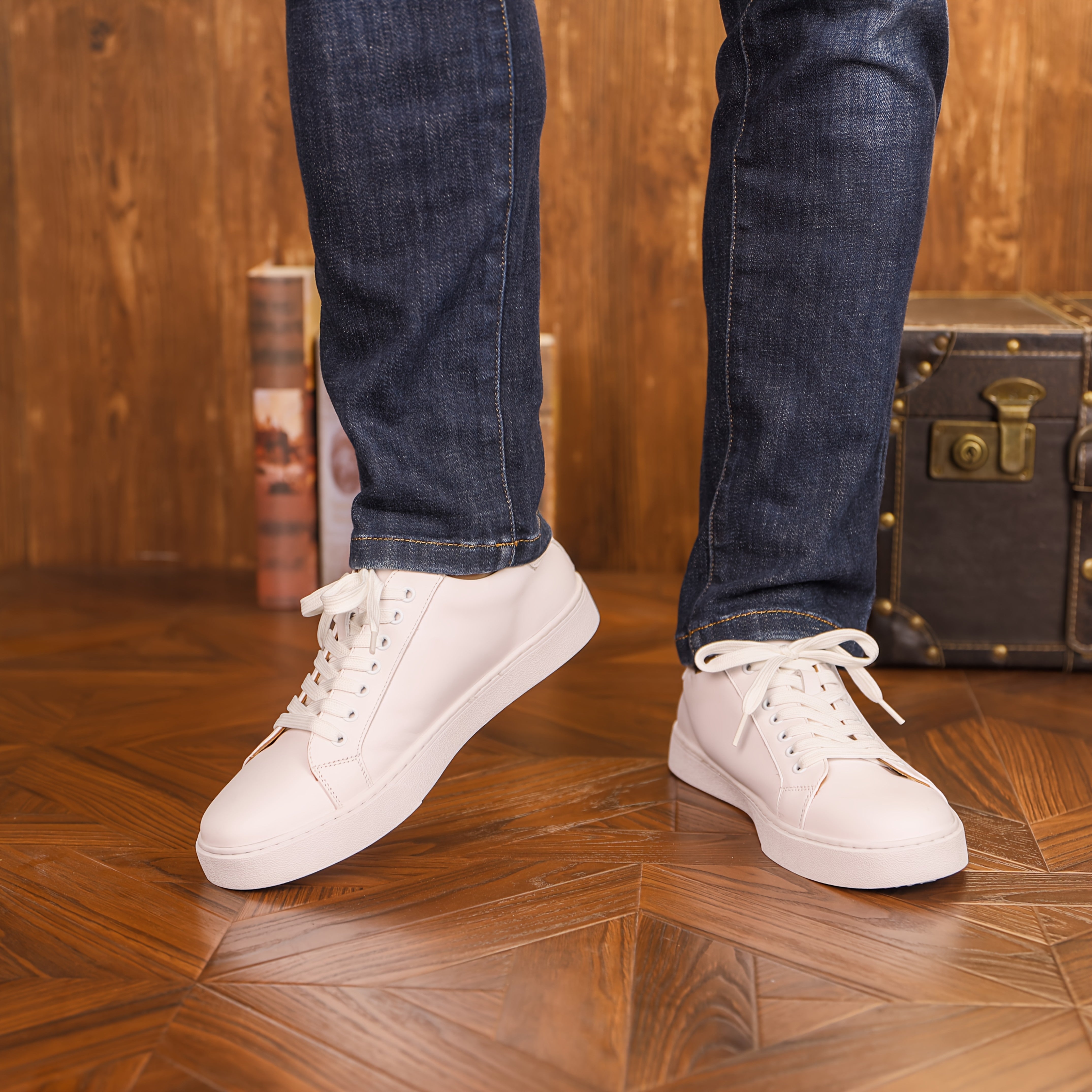 Chaussures Basses en Cuir pour Hommes