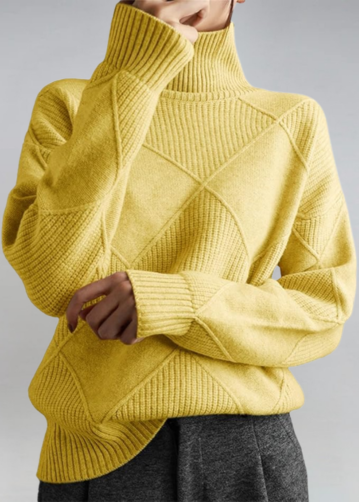 OLIVIA™|MAGLIA COLLO ALTO