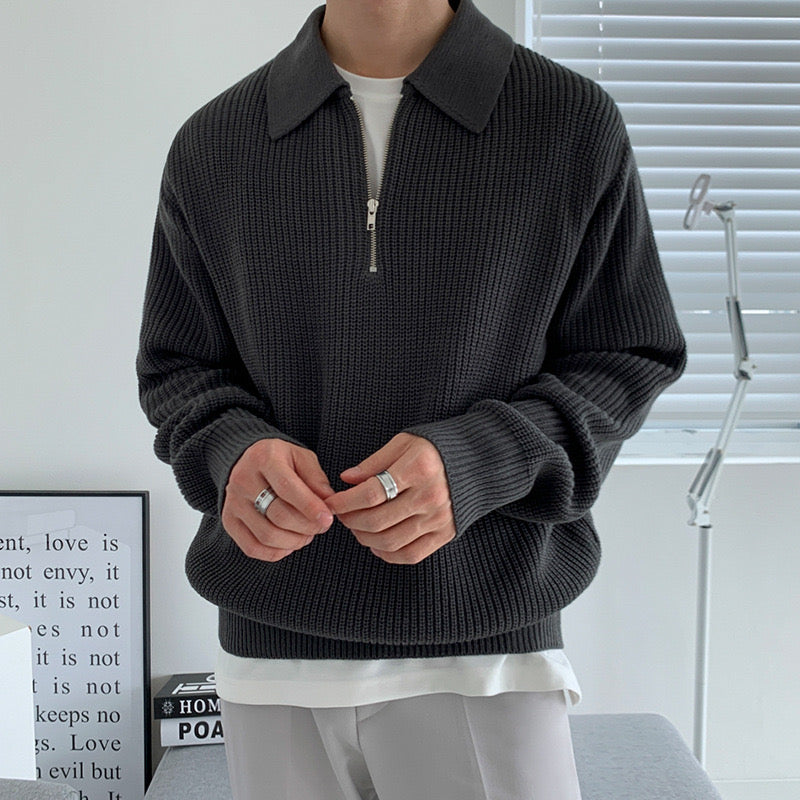 Roma Classico™ | Maglione con mezza zip