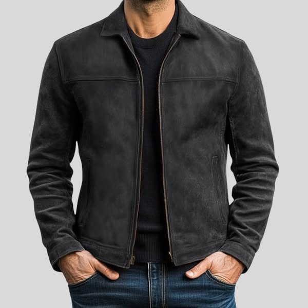 Lennon™ | Giacca in Pelle con Zip