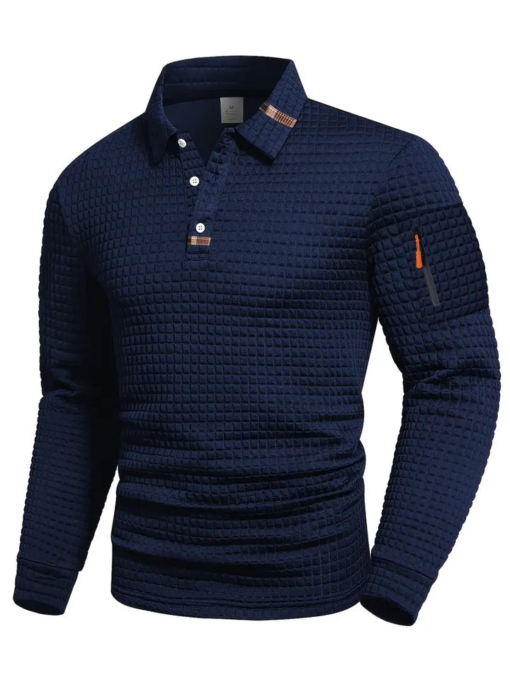 Ephraim | Polo Testurizzata con Tasca