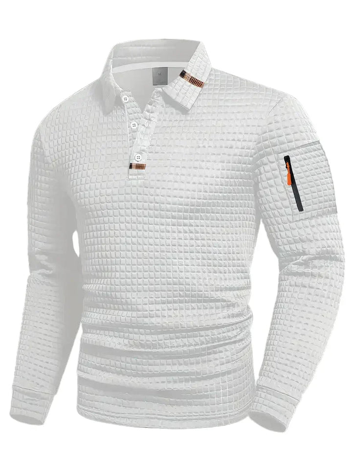 Ephraim | Polo Testurizzata con Tasca