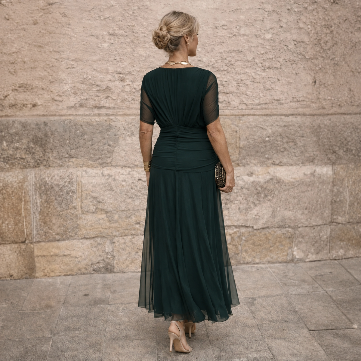 Eliza | Elegant Pleated Maxi Dress