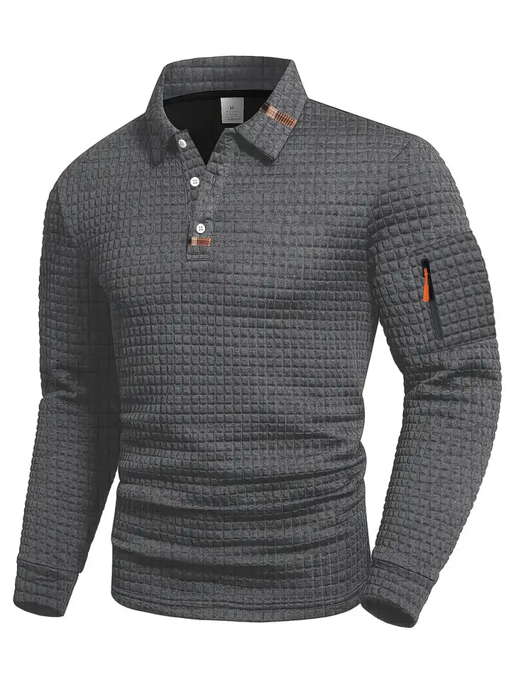 Ephraim | Polo Testurizzata con Tasca
