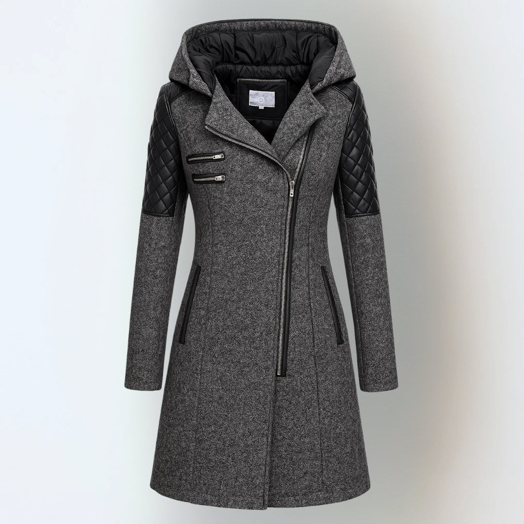 Jasneet – Giacca Invernale con Cappuccio e Zip
