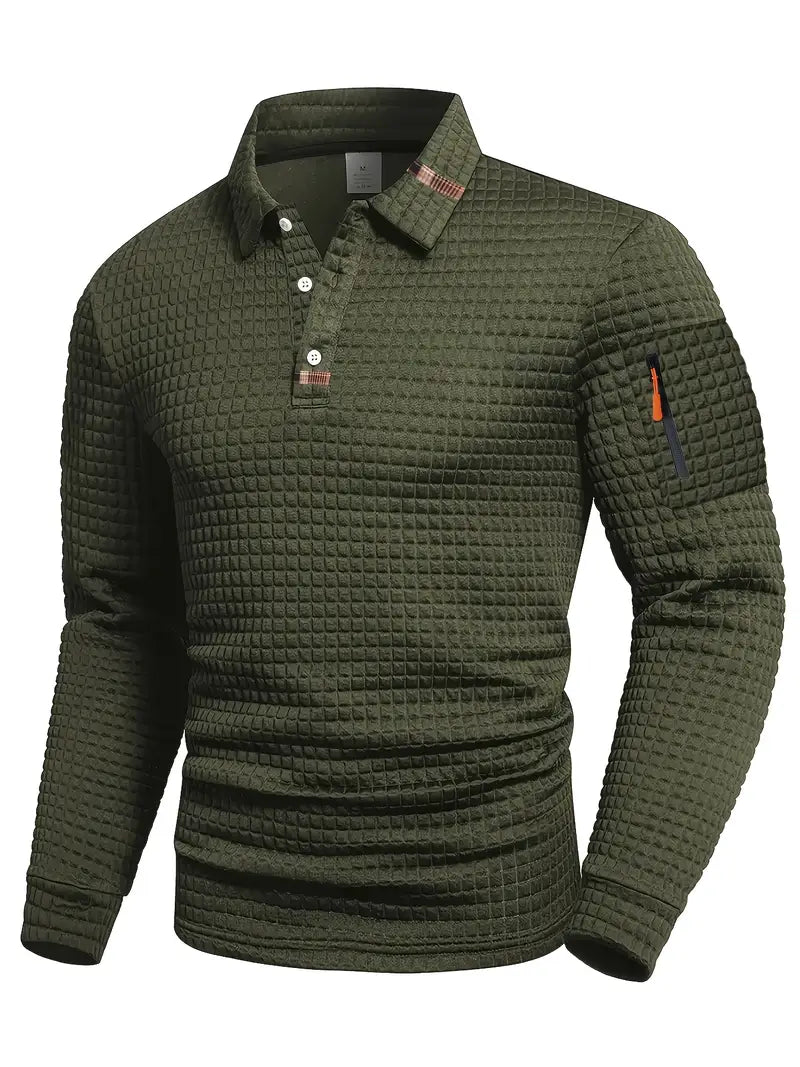 Ephraim | Polo Testurizzata con Tasca