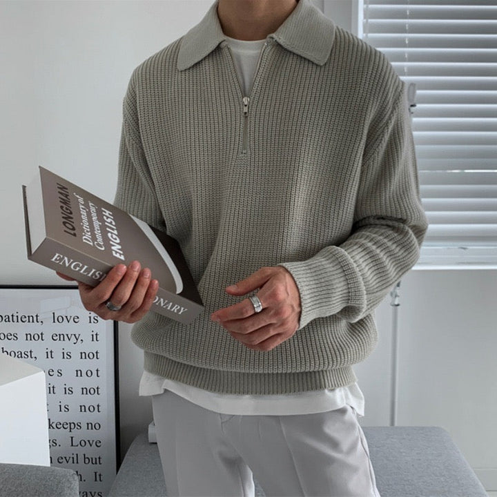 Roma Classico™ | Maglione con mezza zip