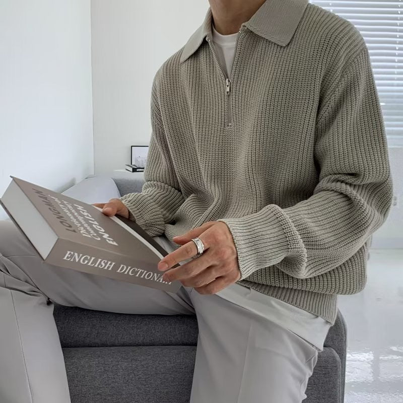 Roma Classico™ | Maglione con mezza zip