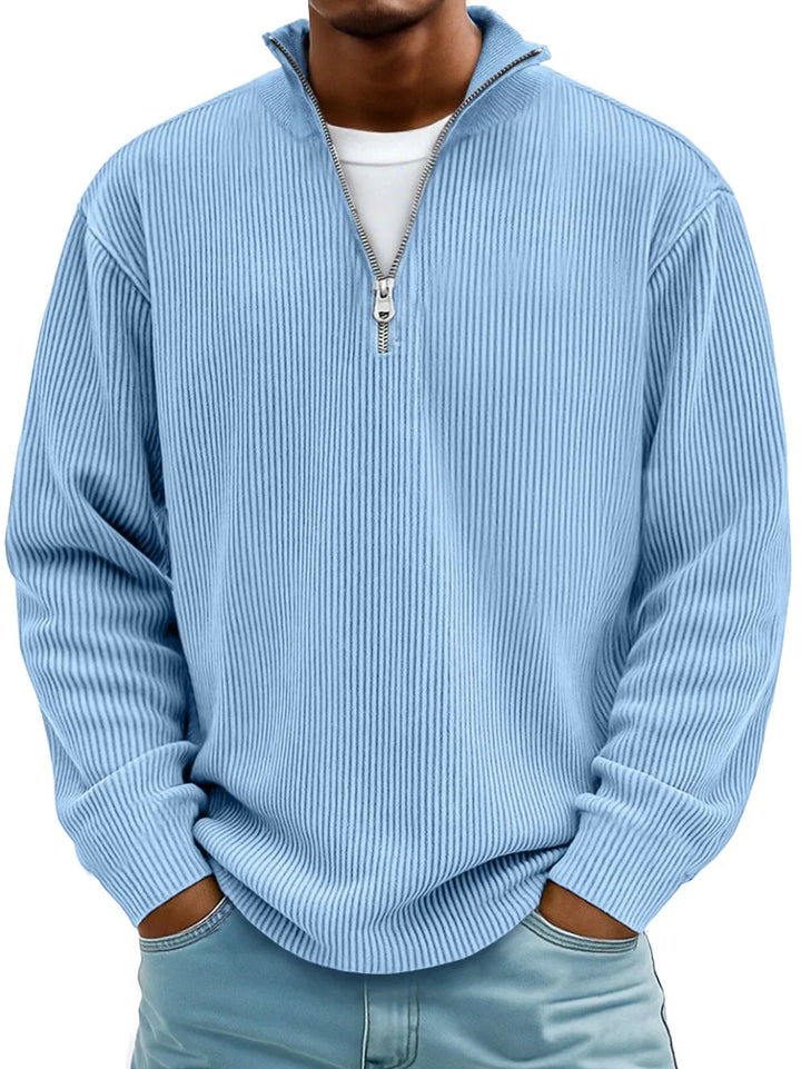 Valmorin – Maglione mezza zip di alta qualità
