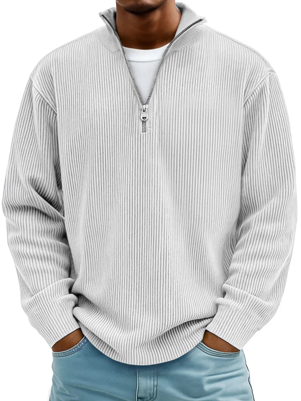 Valmorin – Maglione mezza zip di alta qualità