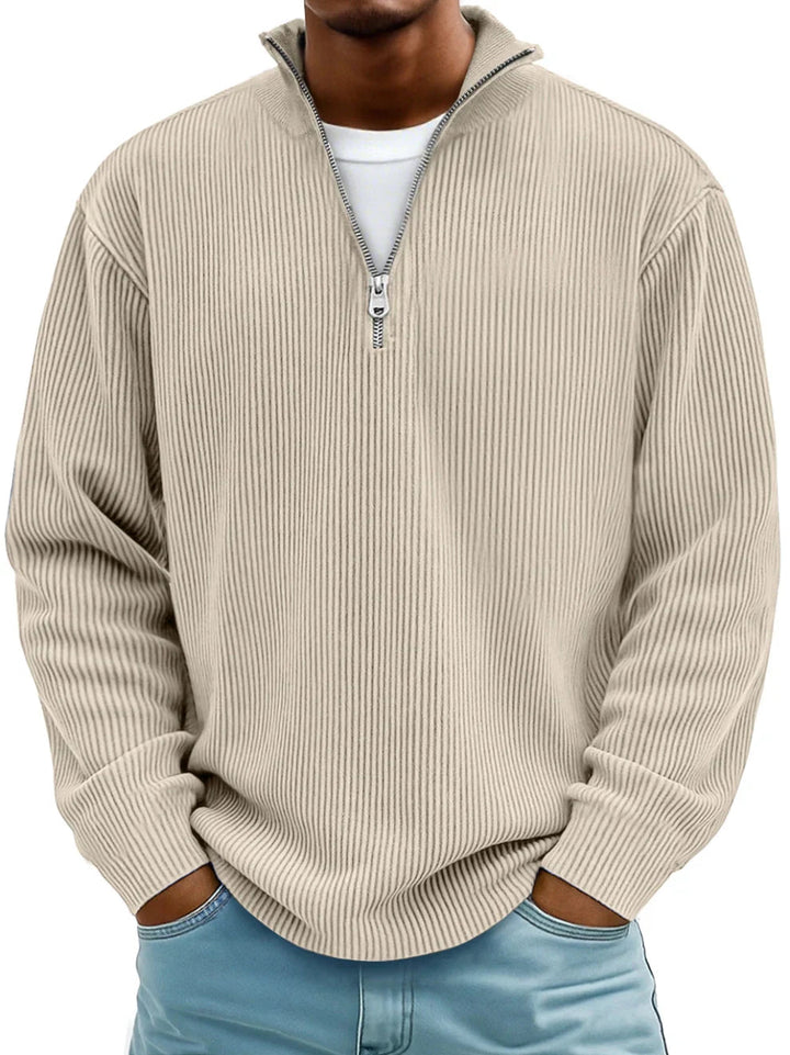 Valmorin – Maglione mezza zip di alta qualità