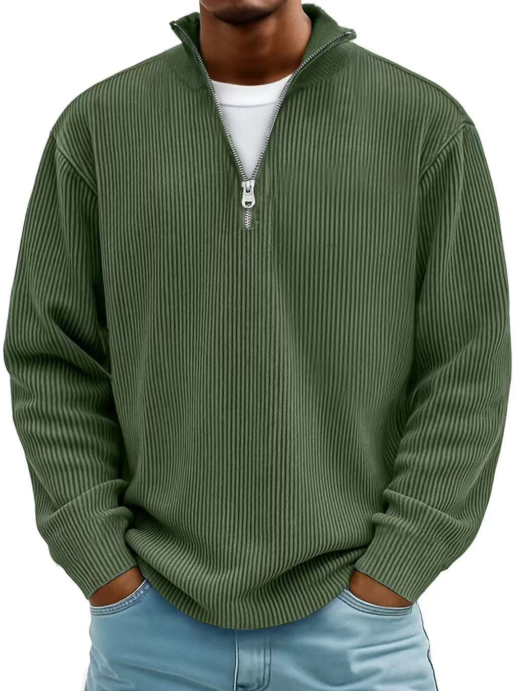 Valmorin – Maglione mezza zip di alta qualità
