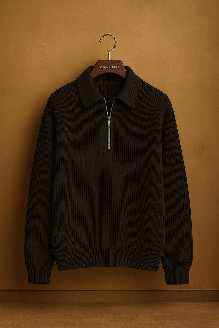 MVera™ |aglione lavorato a maglia con mezza zip