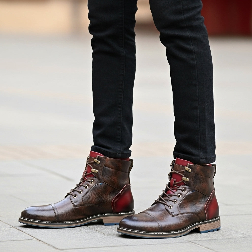 Ethan | Bottes Oxford Artisanales en Cuir