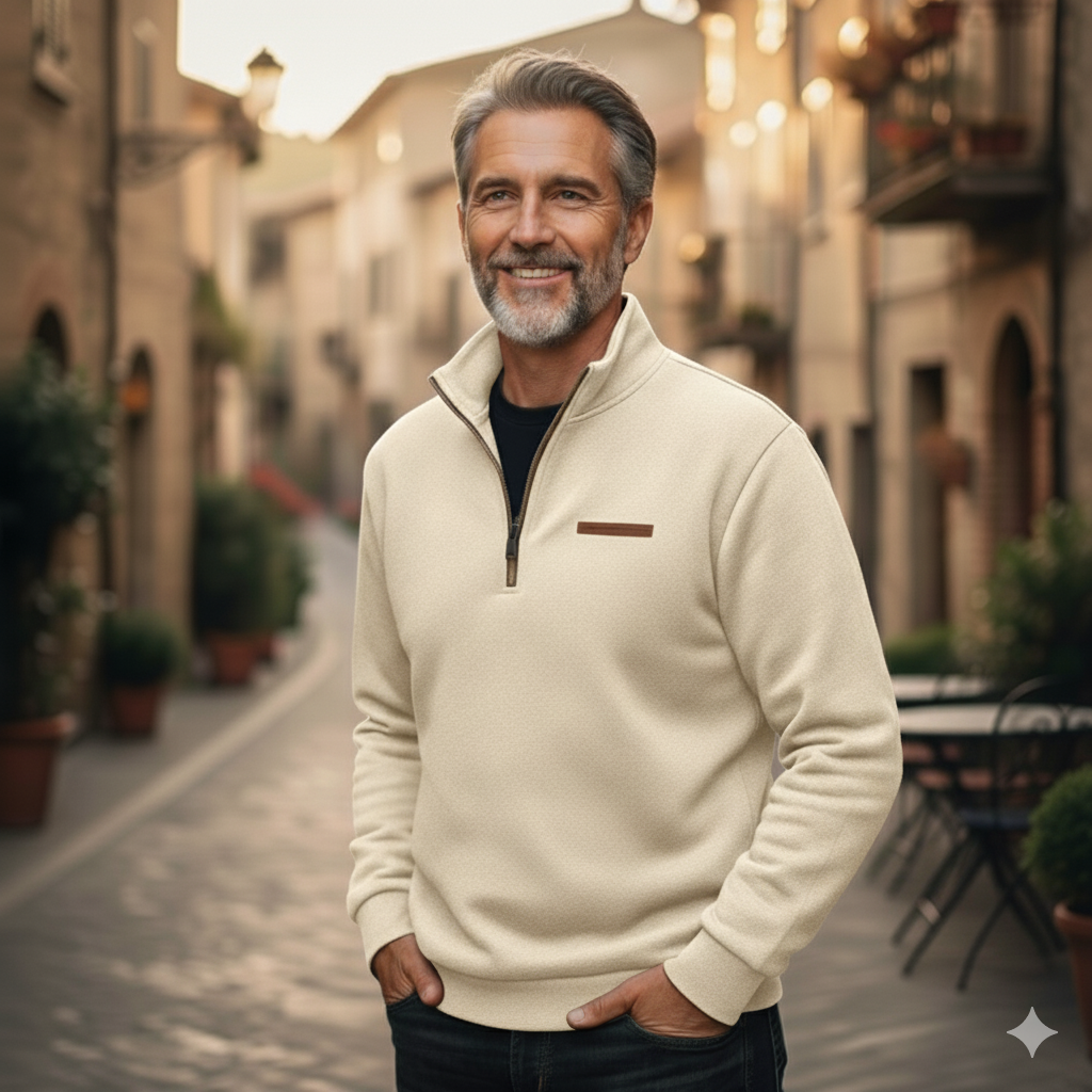 Adrien™ – Felpa in pile casual da uomo