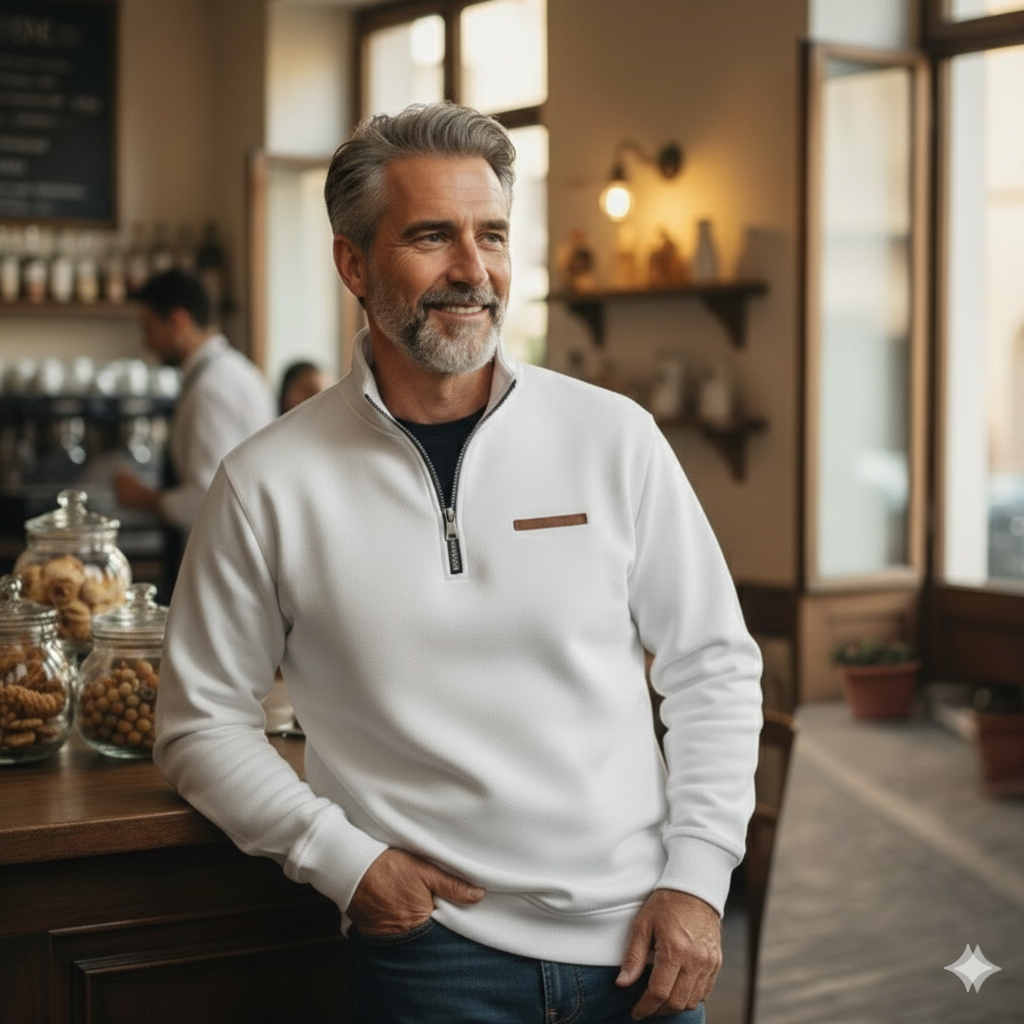 Adrien™ – Felpa in pile casual da uomo