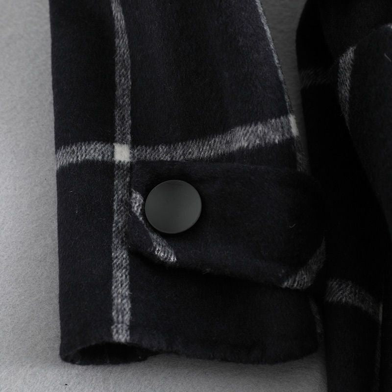 Cappotto Donna Retro a Quadri