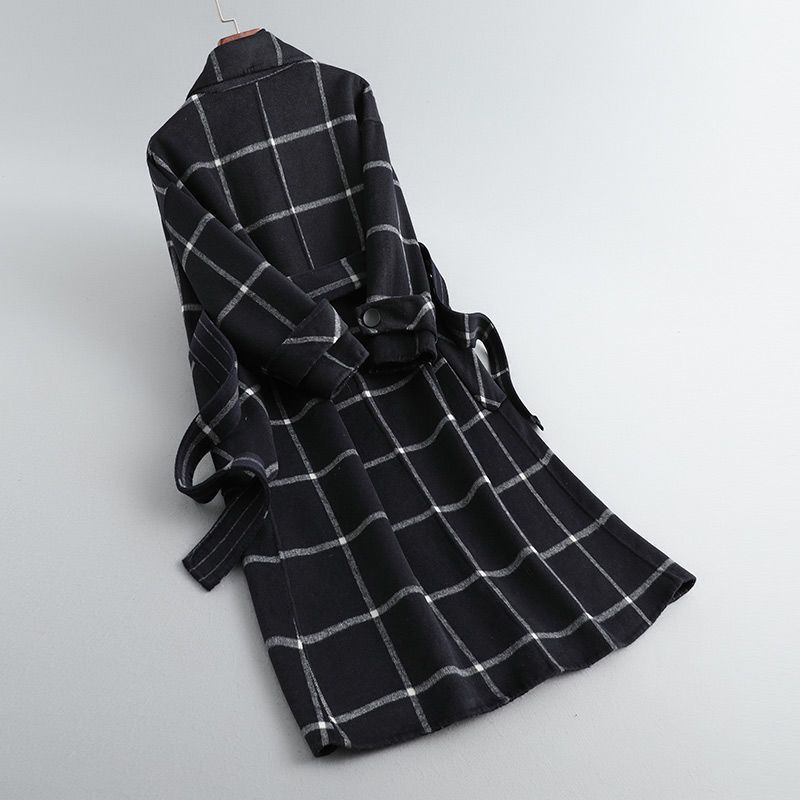 Cappotto Donna Retro a Quadri