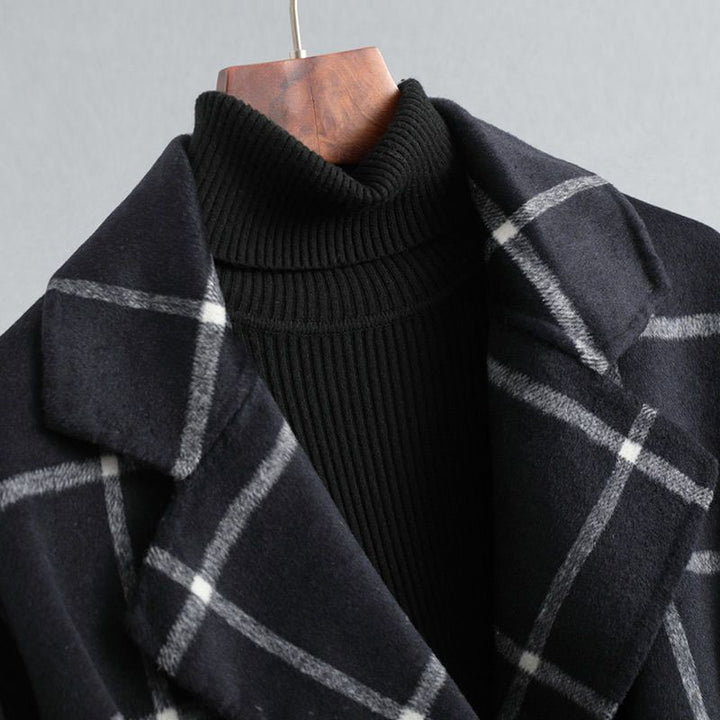Cappotto Donna Retro a Quadri