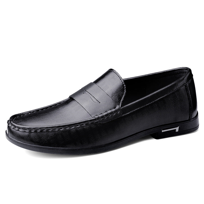 Chaussures pour hommes James en cuir véritable avec une finition de haute qualité