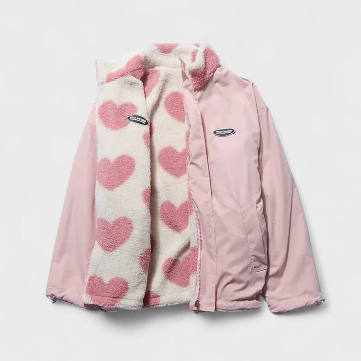 Katharina - Reversible heart jacket
