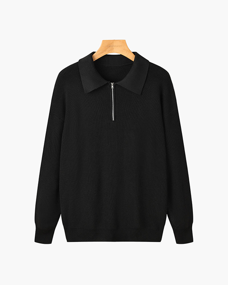 Roma Classico™ | Maglione con mezza zip
