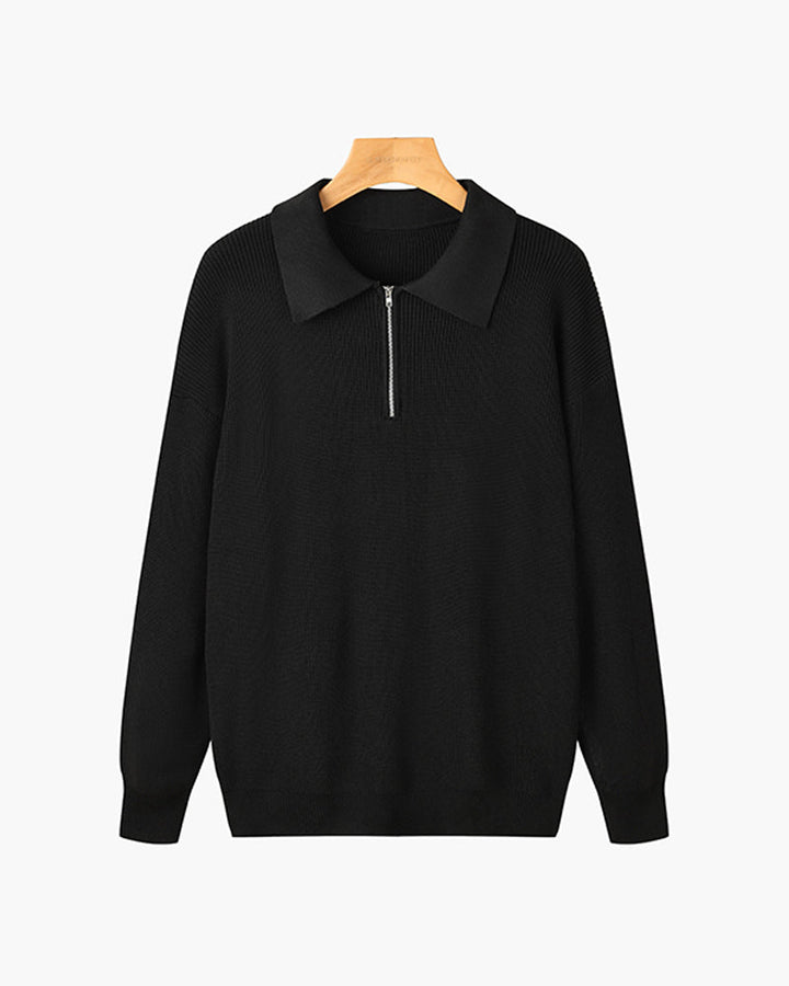 Roma Classico™ | Maglione con mezza zip