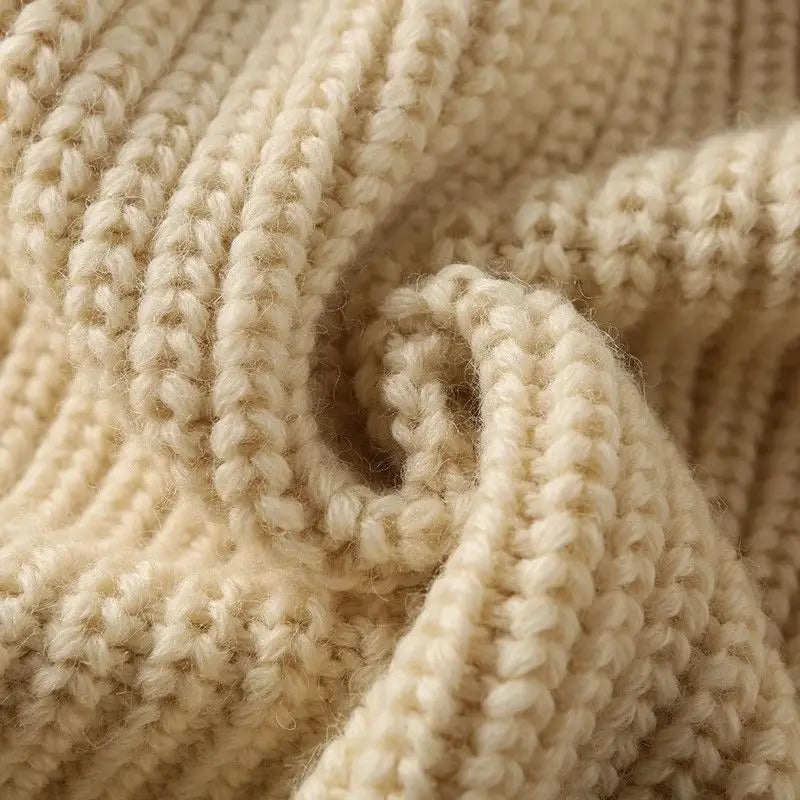 Mason | Cardigan in Lana con Collo Alto