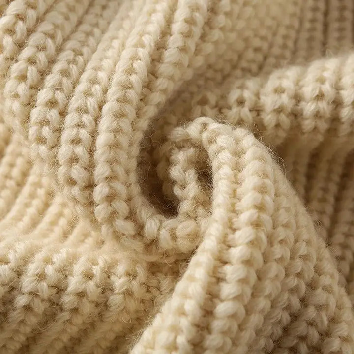 Mason | Cardigan in Lana con Collo Alto