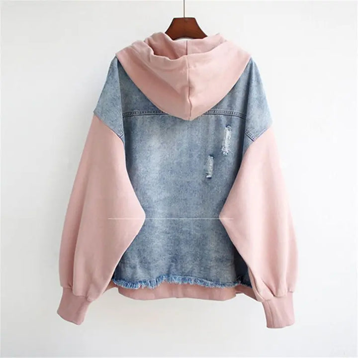 Vivian - Denim Hoodie Jacket
