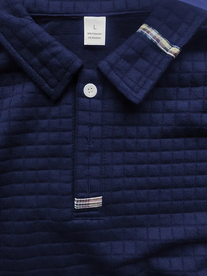 Ephraim | Polo Testurizzata con Tasca