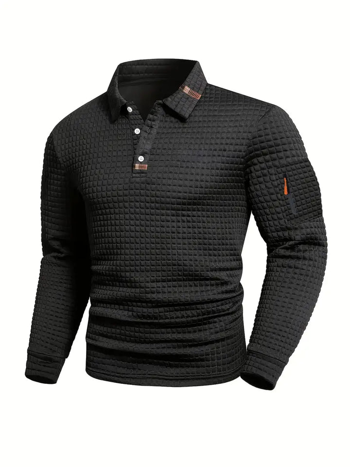 Ephraim | Polo Testurizzata con Tasca