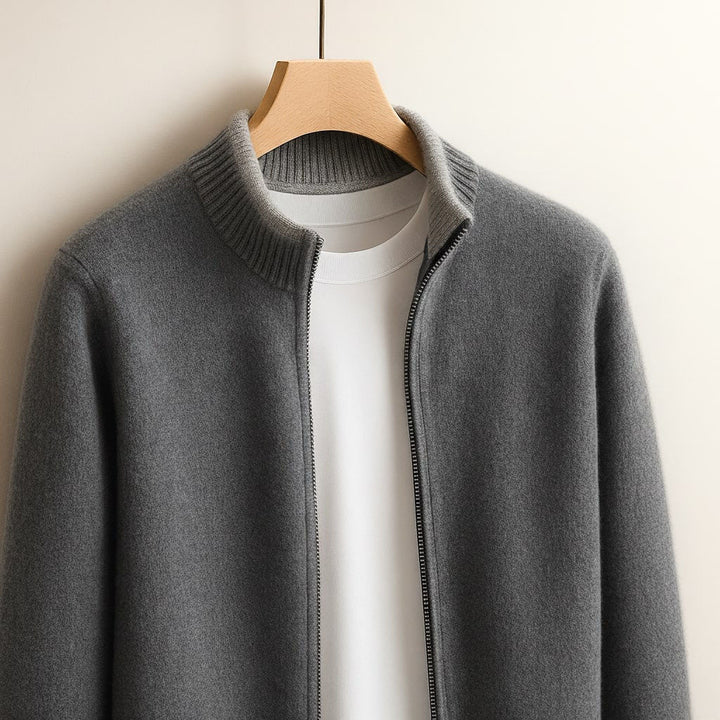 ROSSI ROMA | GIACCA IN MAGLIA CON ZIP