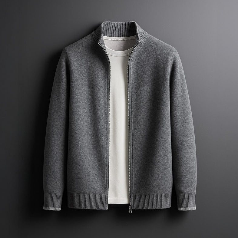 ROSSI ROMA | GIACCA IN MAGLIA CON ZIP