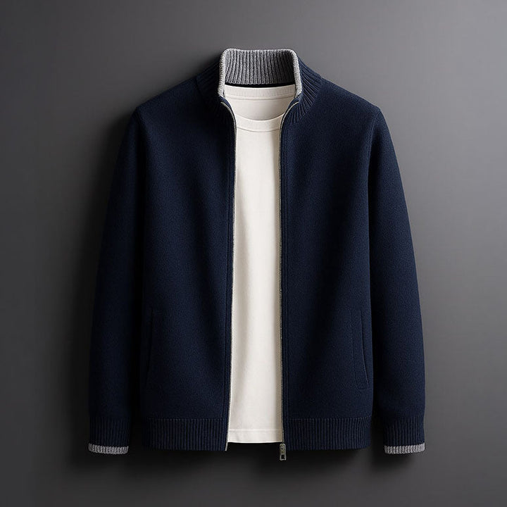 ROSSI ROMA | GIACCA IN MAGLIA CON ZIP